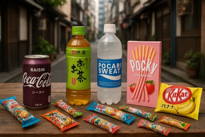 Dolci, snack e bibite giapponesi